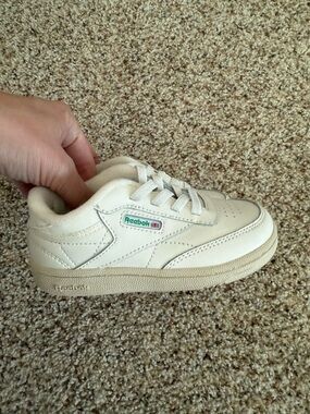 Reebok Kids' Classic White Leather Sneakers